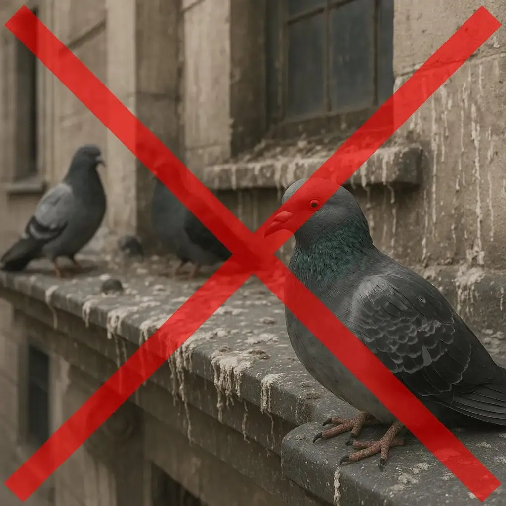 Stop aux pigeons, l'effarouchement par rapaces est la solution